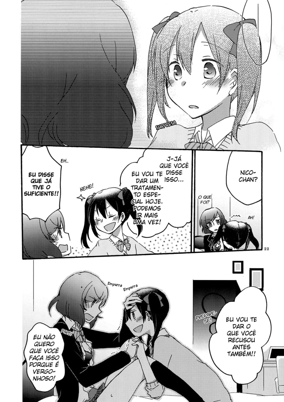 [Niratama (Sekihara, Hiroto)] Private Tsunderation (Love Live!) [Portuguese-BR] [Shiro-kun] - Page 21