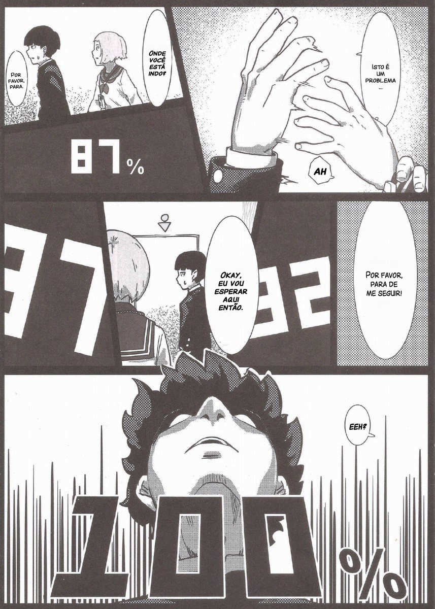 (C91) [Beigon (KONGOU B)] 100% Seiyoku Bakuhatsu (Mob Psycho 100) [Portuguese-BR] - Page 3