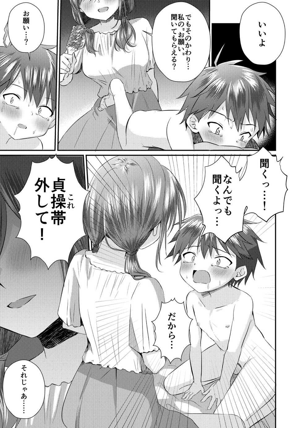 [Peko Renmei (Azuma Riru)] Futanari no Onee-chan ni Shasei Kanri Sarete Gyaku Anal Saretemasu! - Page 16