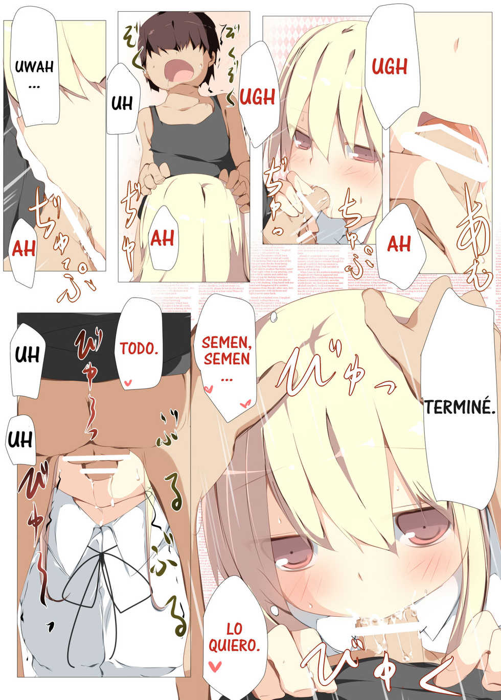 [Tabuchi-san Chi (Tabuchi)] Erohon no Kawari ni Classmate no Shota Chinpo o Nuite Ageru Hon [Spanish] - Page 19