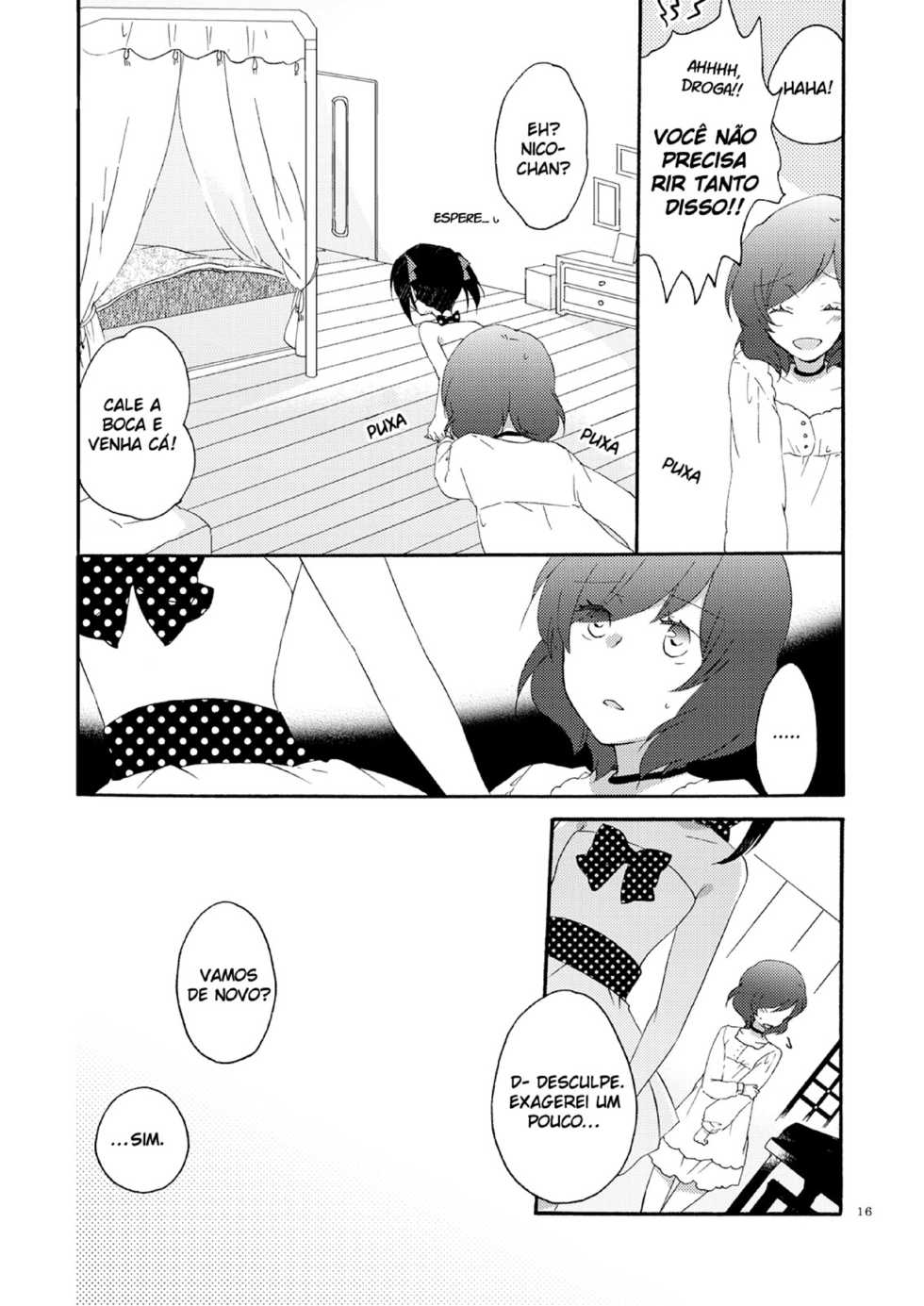 (C85) [Niratama (Sekihara, Hiroto)] Private Tsunderation Round 3 (Love Live!) [Portuguese-BR] [Shiro-kun] - Page 16