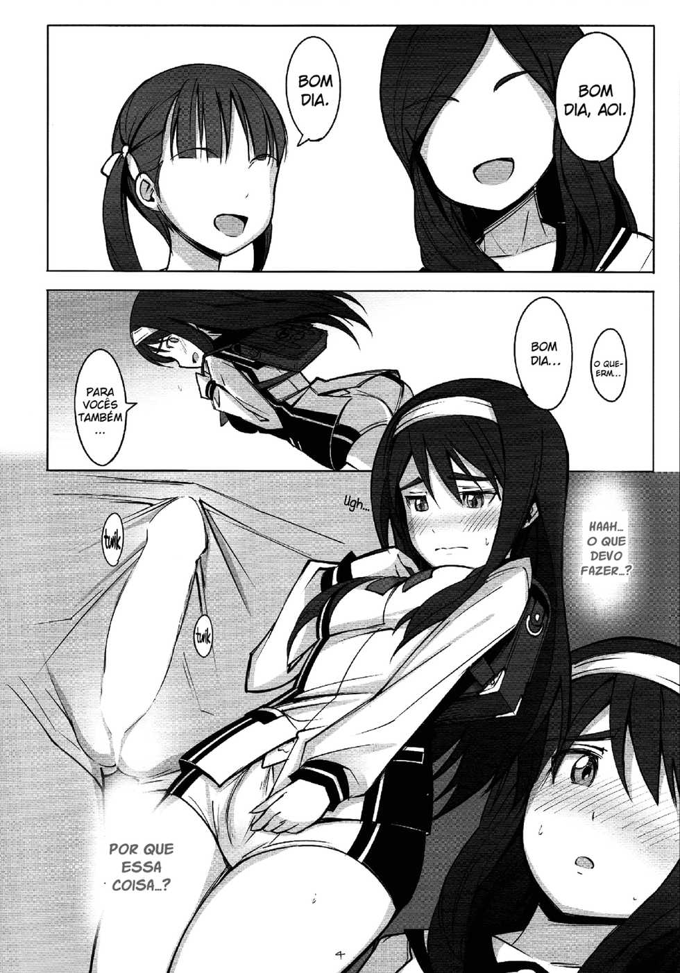 (C86) [JUNK STORY (Michairu)] PIECES (Vividred Operation) [Portuguese-BR] {Shiro-kun} - Page 5