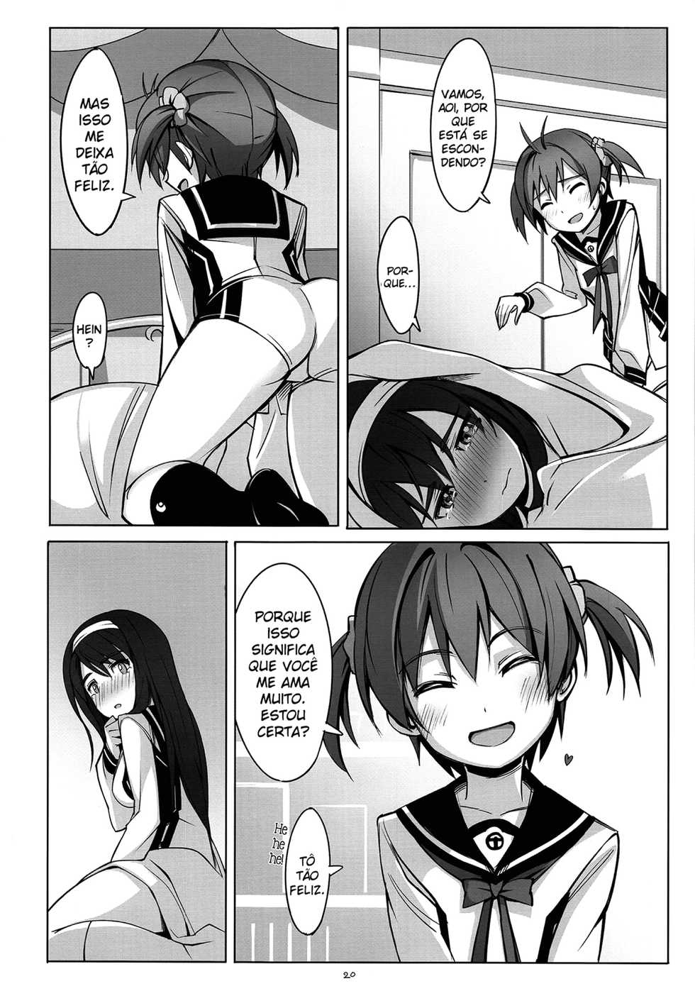 (C86) [JUNK STORY (Michairu)] PIECES (Vividred Operation) [Portuguese-BR] {Shiro-kun} - Page 21