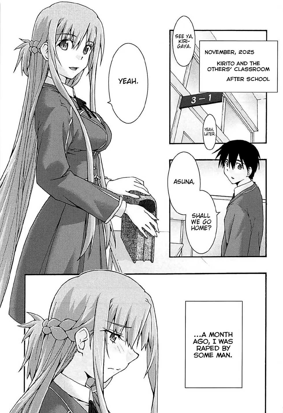 [sandglass (Uyuu Atsuno)] ochiru -asuna3- (Sword Art Online) [English] [Brolen/Nisor] - Page 4