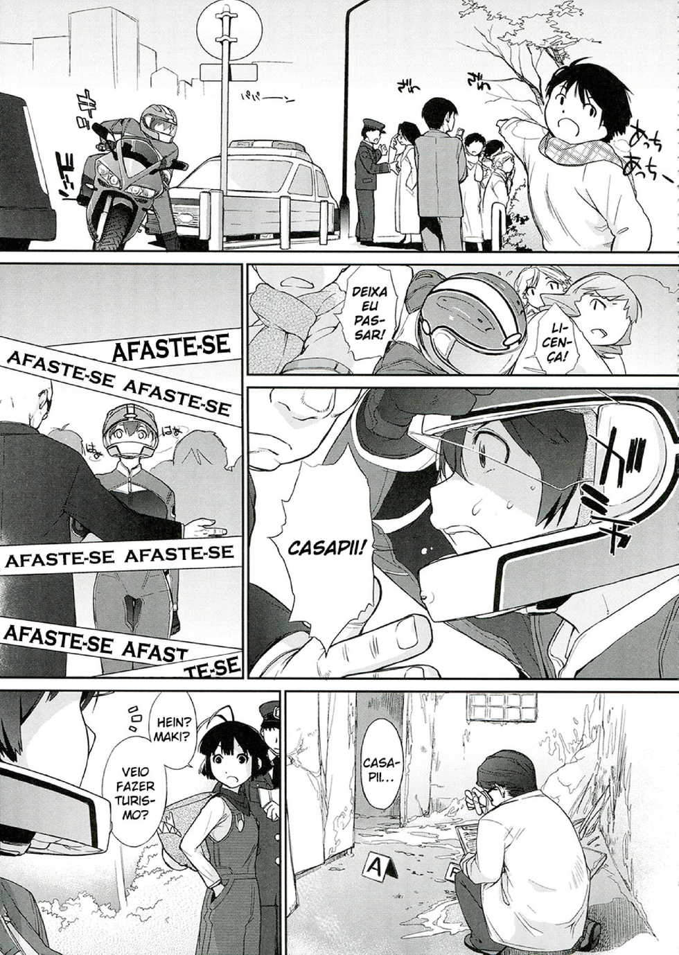 (C85) [Yokoshimanchi. (Ash Yokoshima)] 3ANGELS SHORT Full Blossom #01b Linearis [Portuguese-BR] [Shiro-kun] - Page 4