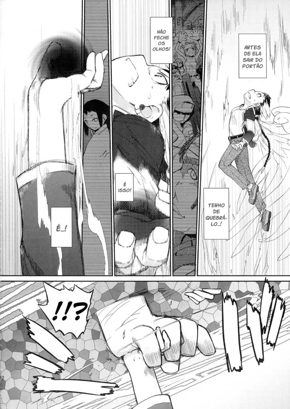 (C85) [Yokoshimanchi. (Ash Yokoshima)] 3ANGELS SHORT Full Blossom #01b Linearis [Portuguese-BR] [Shiro-kun] - Page 11