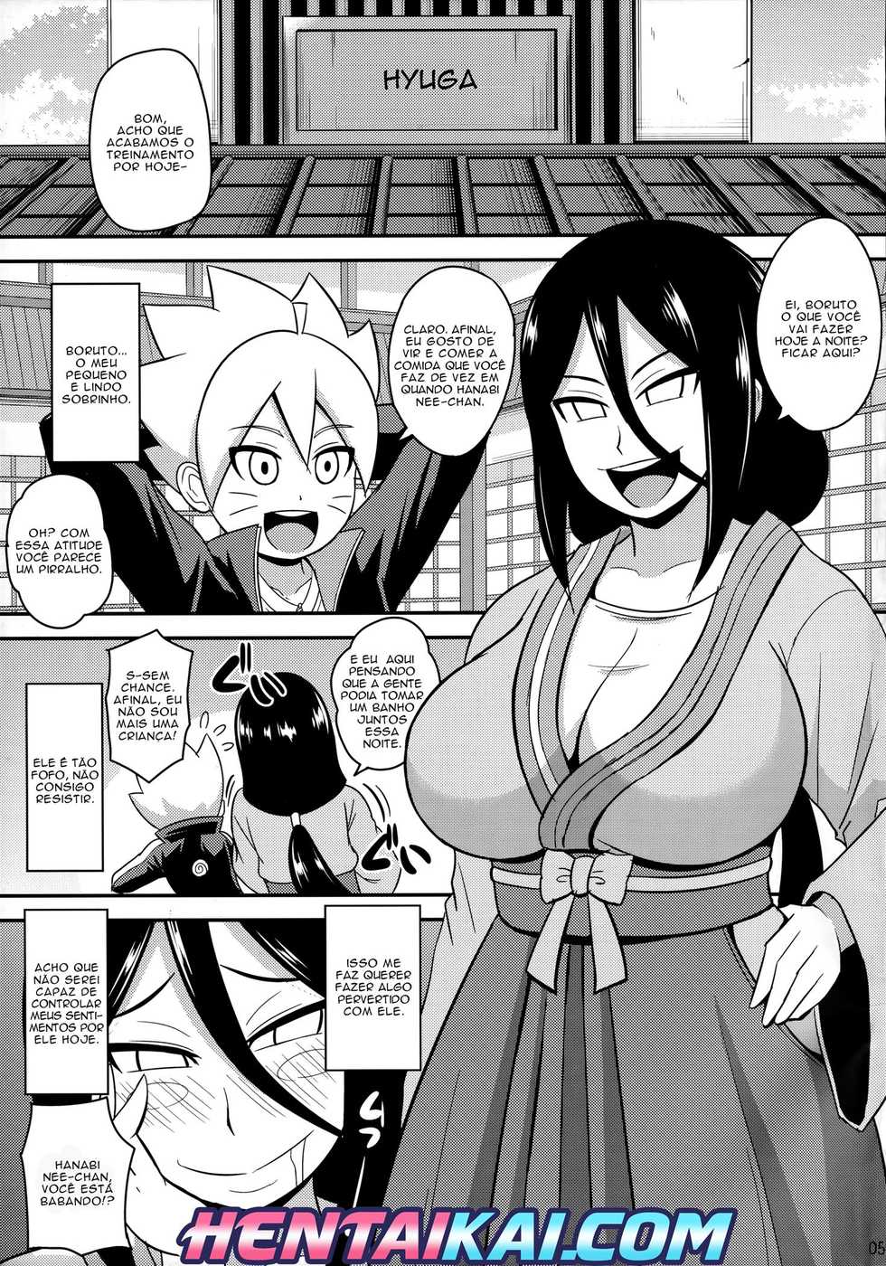 (C92) [C'sHOUSE (Iguchi Sentarou)] HANABITCH BORUTAGE (Boruto) [Portuguese-BR] - Page 3