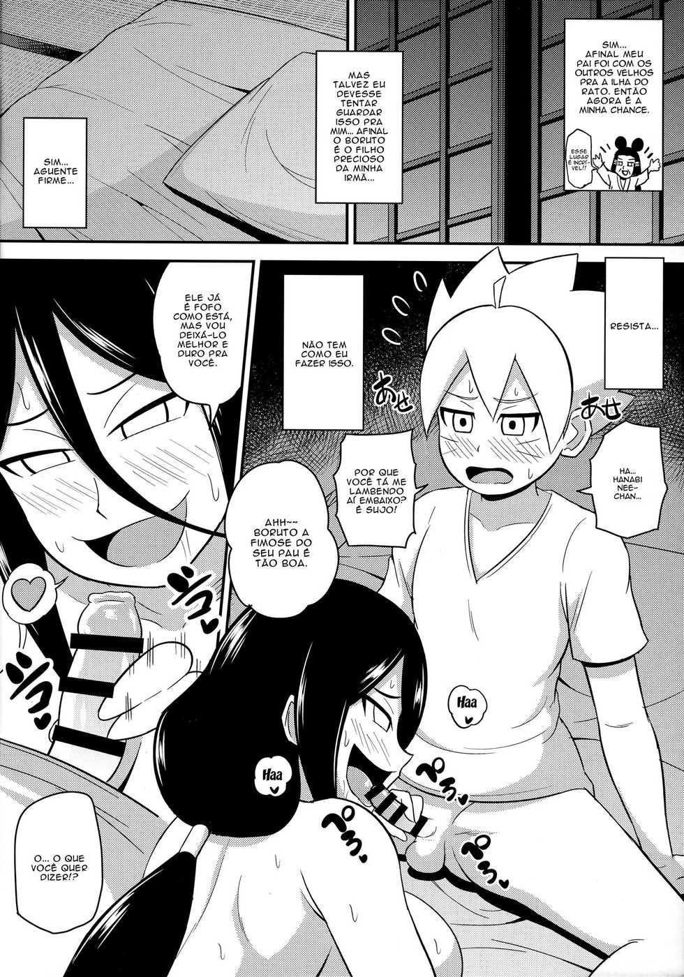 (C92) [C'sHOUSE (Iguchi Sentarou)] HANABITCH BORUTAGE (Boruto) [Portuguese-BR] - Page 4