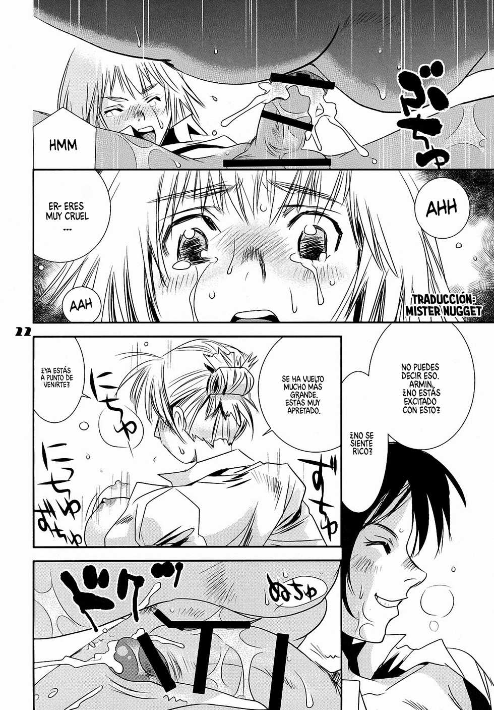 [United Soujisha (Unite Souji)] Kucchae! Armin (Shingeki no Kyojin) [Spanish] [Mr. Nugget] [Digital] - Page 21