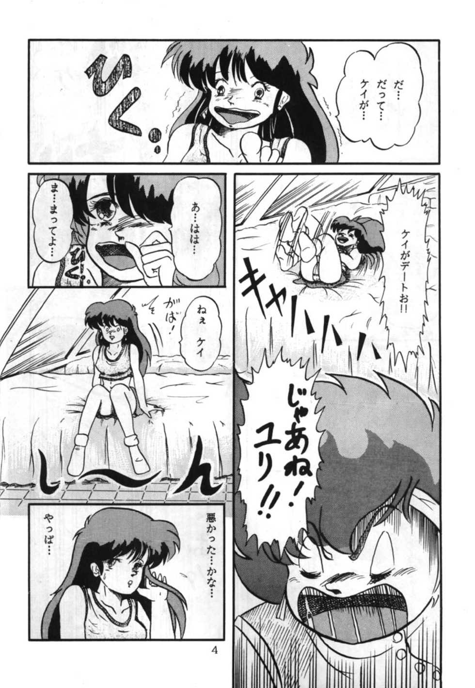 (C32) [V-MAX Henshuubu (Sakura Kumi)] Momoiro Zatsuon - Pink Noise (Dirty Pair) - Page 4