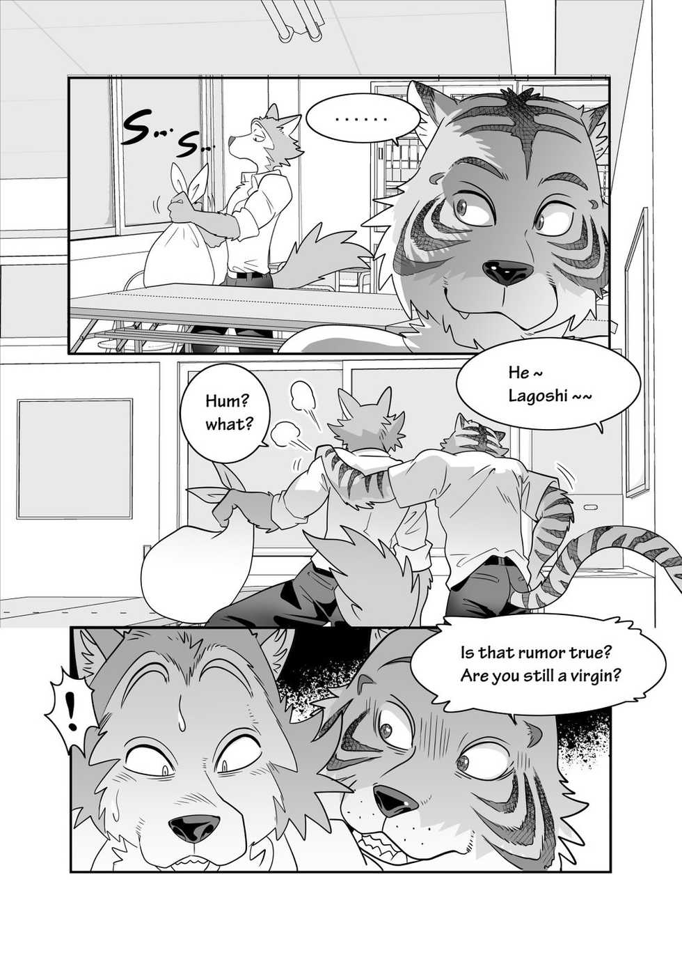 [KUMAHACHI] Sex Education from Tiger and Deer (BEASTARS) [Digital] - Page 6