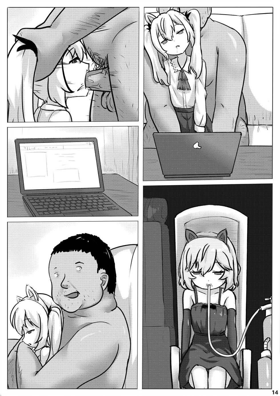 [WhitePH] Tonari no Kyuuketsuki Hanta–san!! (Tonari no Kyuuketsuki-san) [English] - Page 15