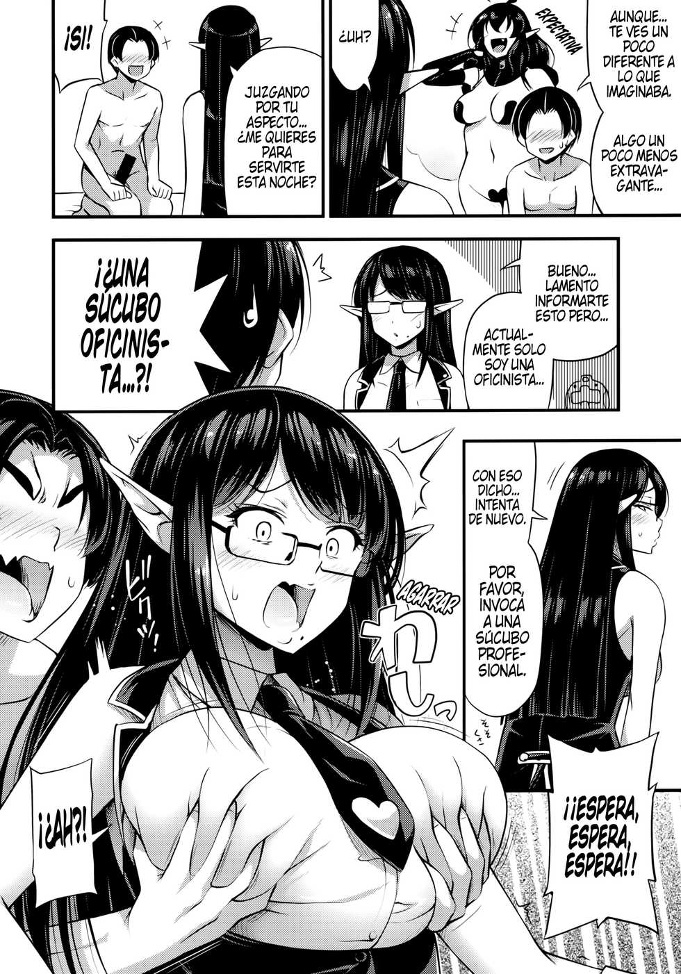 (C95) [Hot Pot (Noise)] Sennin no Succubus o Oyobi Kudasai | Por favor invoca a una sucubo profesional [Spanish] [Centurion Scans] - Page 5
