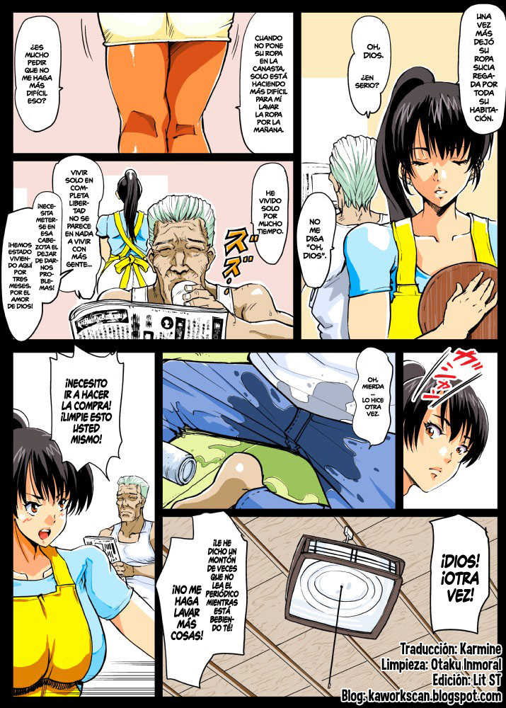 [Lunaterk] Giri Mara ni Hatsujou Suru Yome | La Esposa que Copuló con el Pene del Suegro [Spanish] [K.A. Works] - Page 2