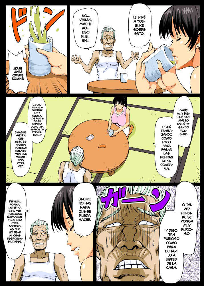 [Lunaterk] Giri Mara ni Hatsujou Suru Yome | La Esposa que Copuló con el Pene del Suegro [Spanish] [K.A. Works] - Page 8