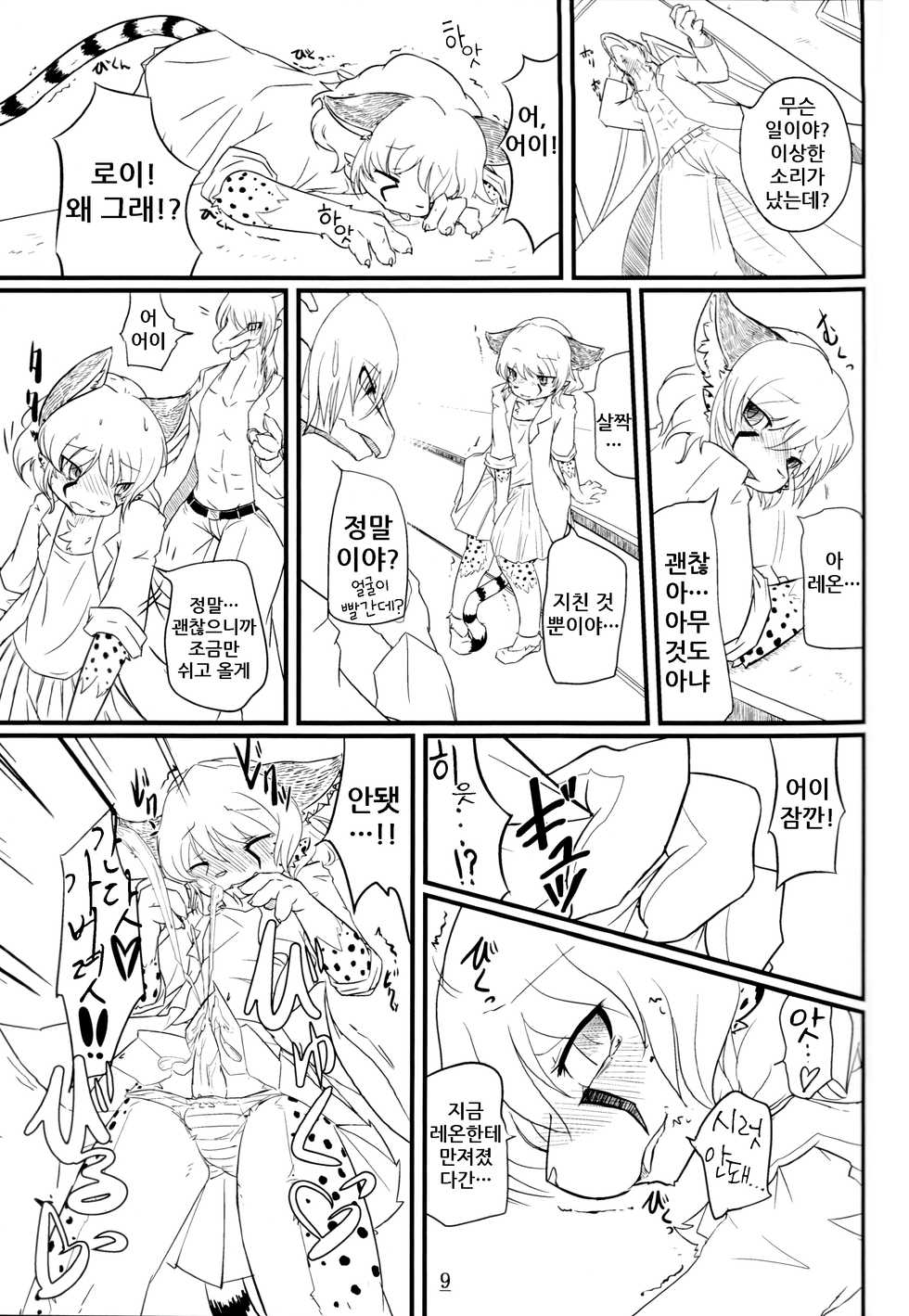 (C80) [Tail Spot (Urekemo LaLa)] Cat & Dragon [Korean] [decensored] - Page 9