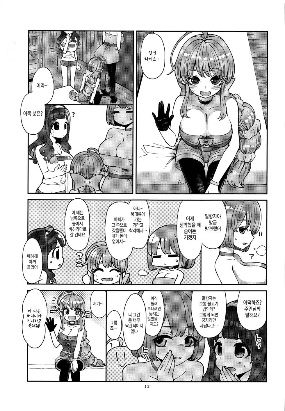 (C96) [Shouwa Saishuu Sensen (Hanauna)] Benmusu Bouken no Sho 13 | 벤무스 모험의 서 13 배 편 (Dragon Quest III) [Korean] [팀☆데레마스] - Page 13