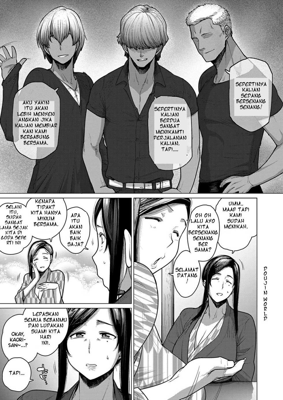 [Buppa Studio (Etuzan Jakusui)] Hitozuma Nanpa NTR Onsen Ryokousaki de Nakayoku Tanetsuke Saremashita [Indonesian] {WanWanH} [Decensored] - Page 5