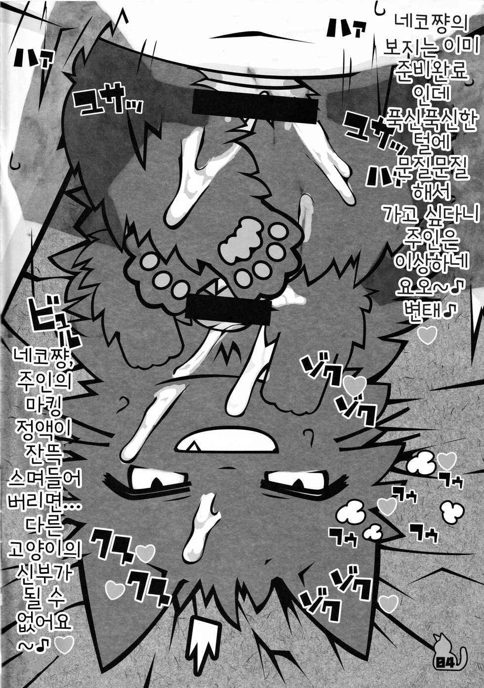 (Puniket 38) [Mimiya (Wasizuu)] Tissue wa Soba ni Okinasai!! | 티슈는 옆에 두란 말이야!! (Shikaru Neko) [Korean] [LWND] - Page 3