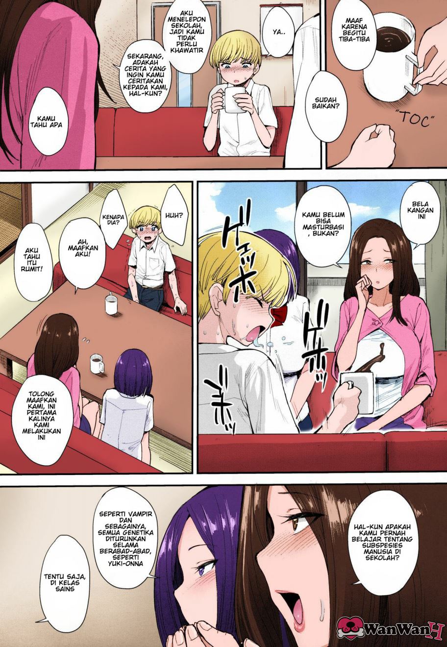 (C94) [Mousou Deguchi (Unou)] Succubus no Rinjin [Indonesian] [Some Asshole] [Colorized] - Page 8