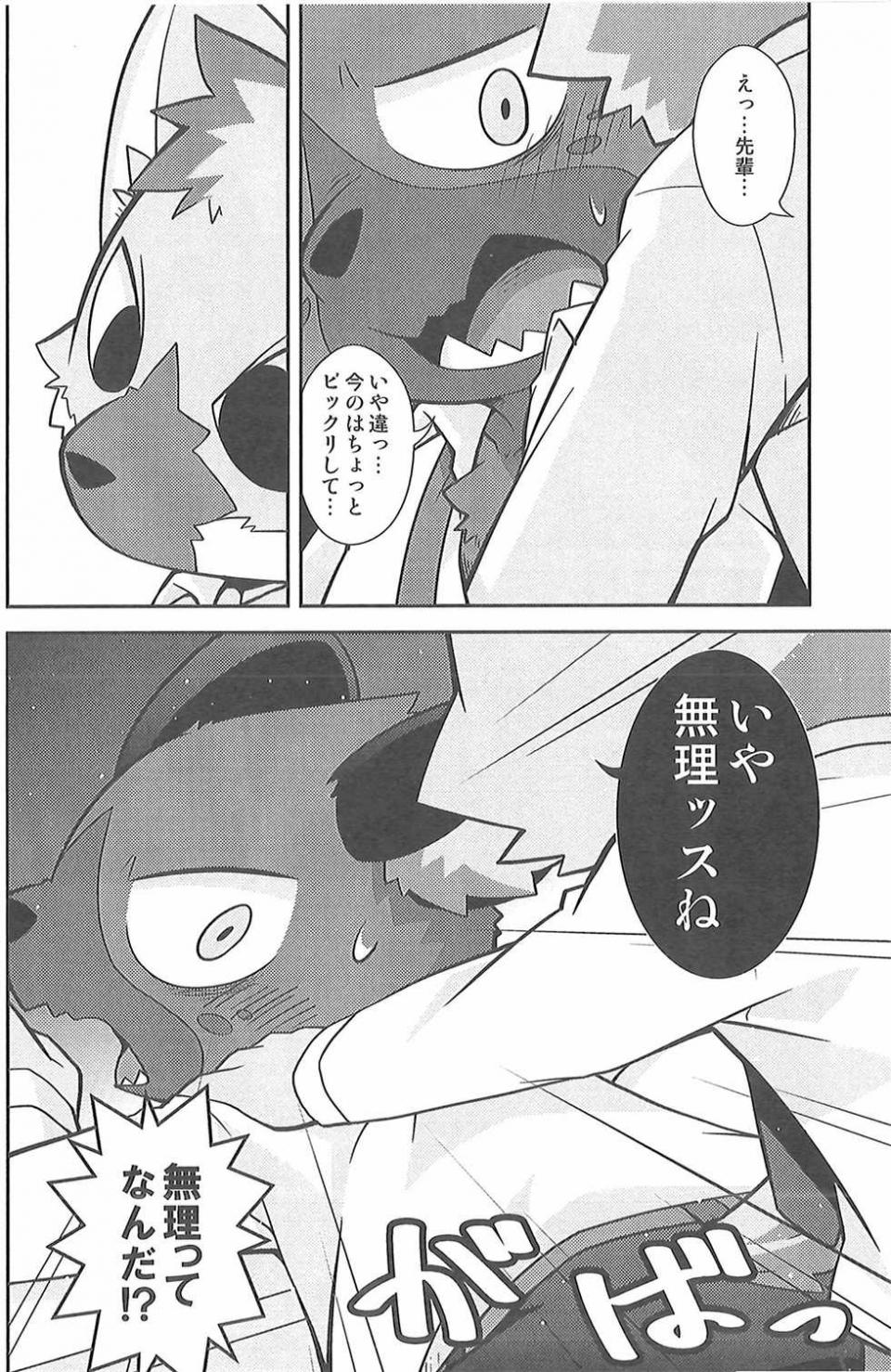 (C94) [PELL-MELL WORKS (Kougami)] Mayonaka no Oshigoto (Aggretsuko) - Page 11