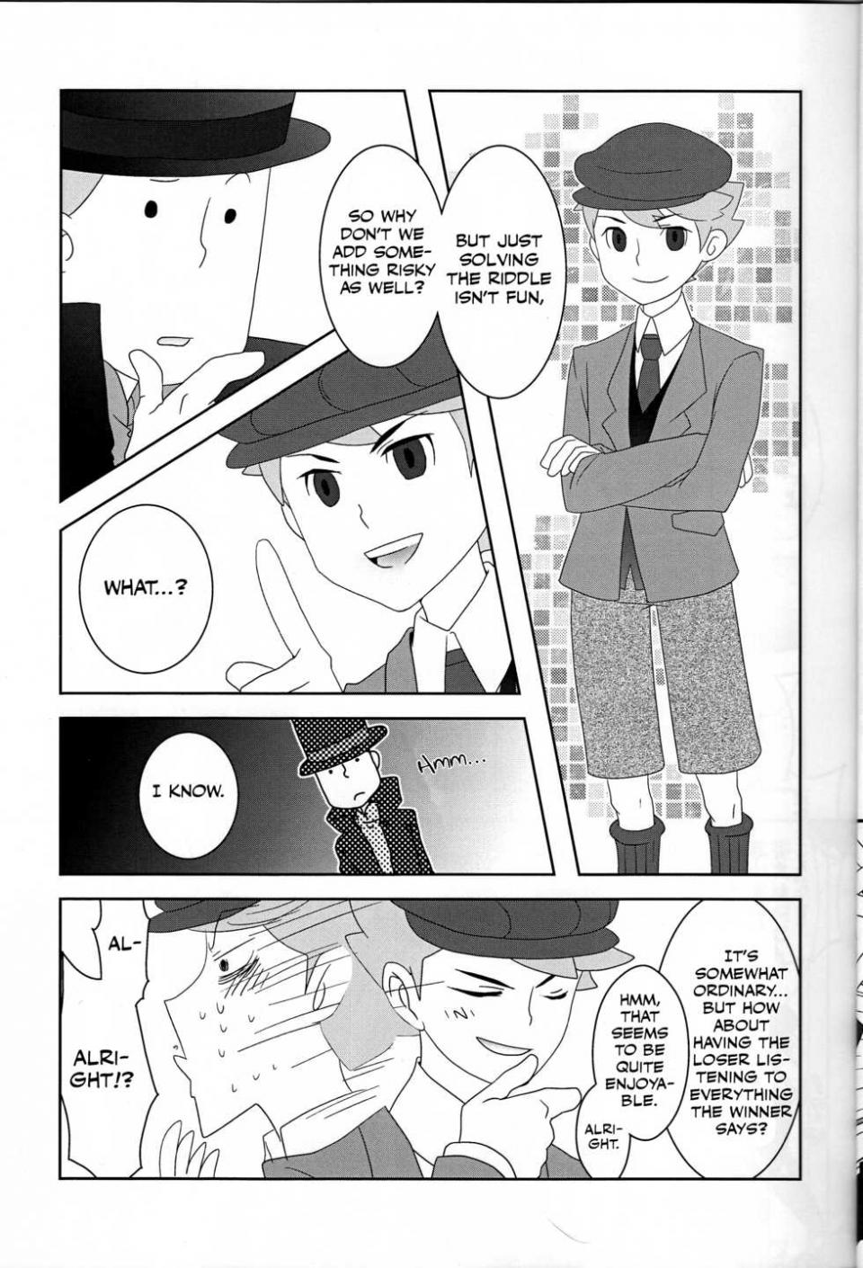 (C79) [Freeplay (Reina, Yashiyo)] Barairo seishun teiden-ki (Professor Layton) [English] [Otokonoko Scans] - Page 6