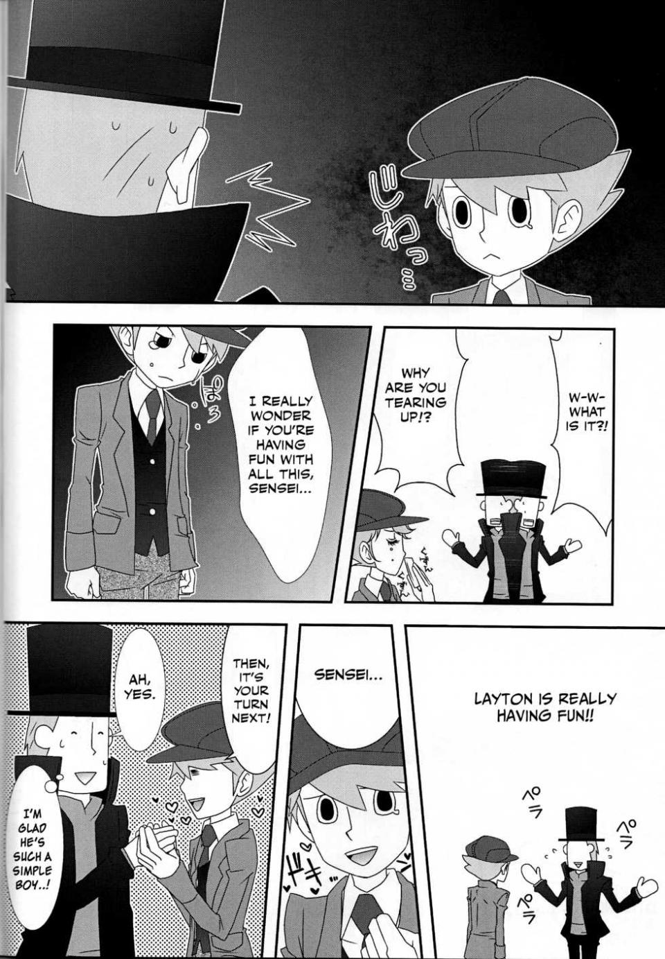(C79) [Freeplay (Reina, Yashiyo)] Barairo seishun teiden-ki (Professor Layton) [English] [Otokonoko Scans] - Page 13