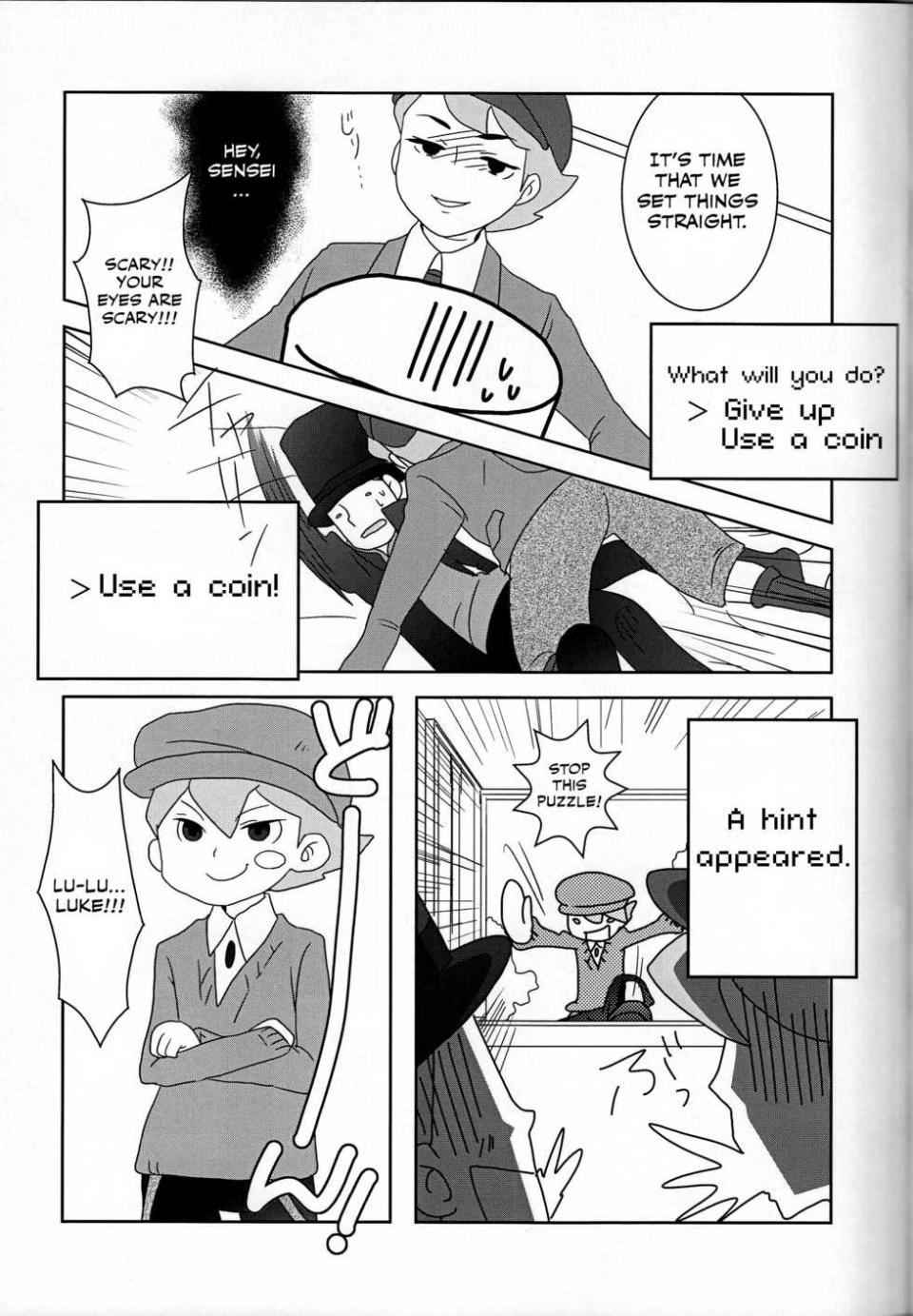 (C79) [Freeplay (Reina, Yashiyo)] Barairo seishun teiden-ki (Professor Layton) [English] [Otokonoko Scans] - Page 22
