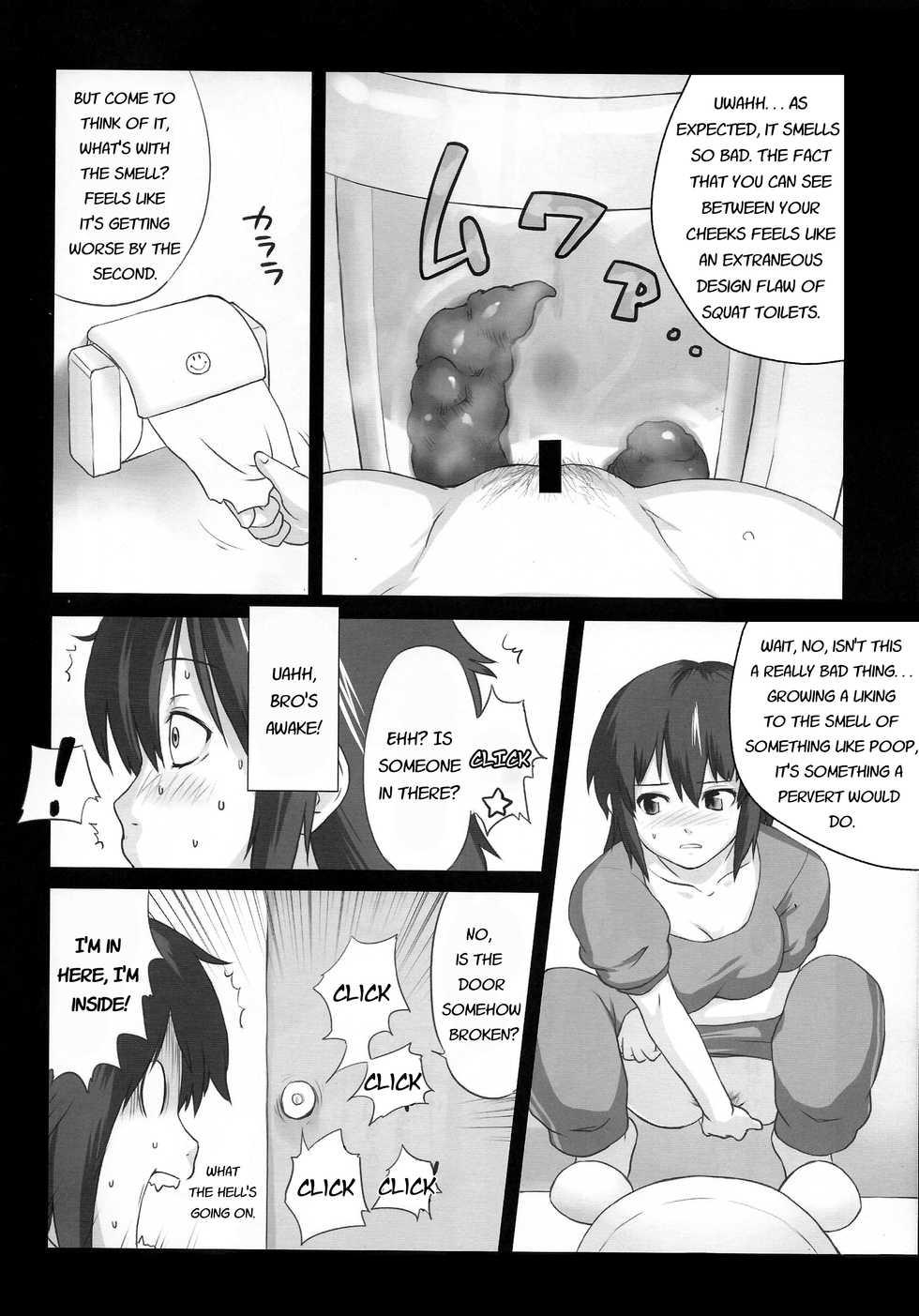 (C85) [Nichijou Superumisu (6Q)] Baka Aniki Hentai Mokushiroku #01 [English] - Page 7