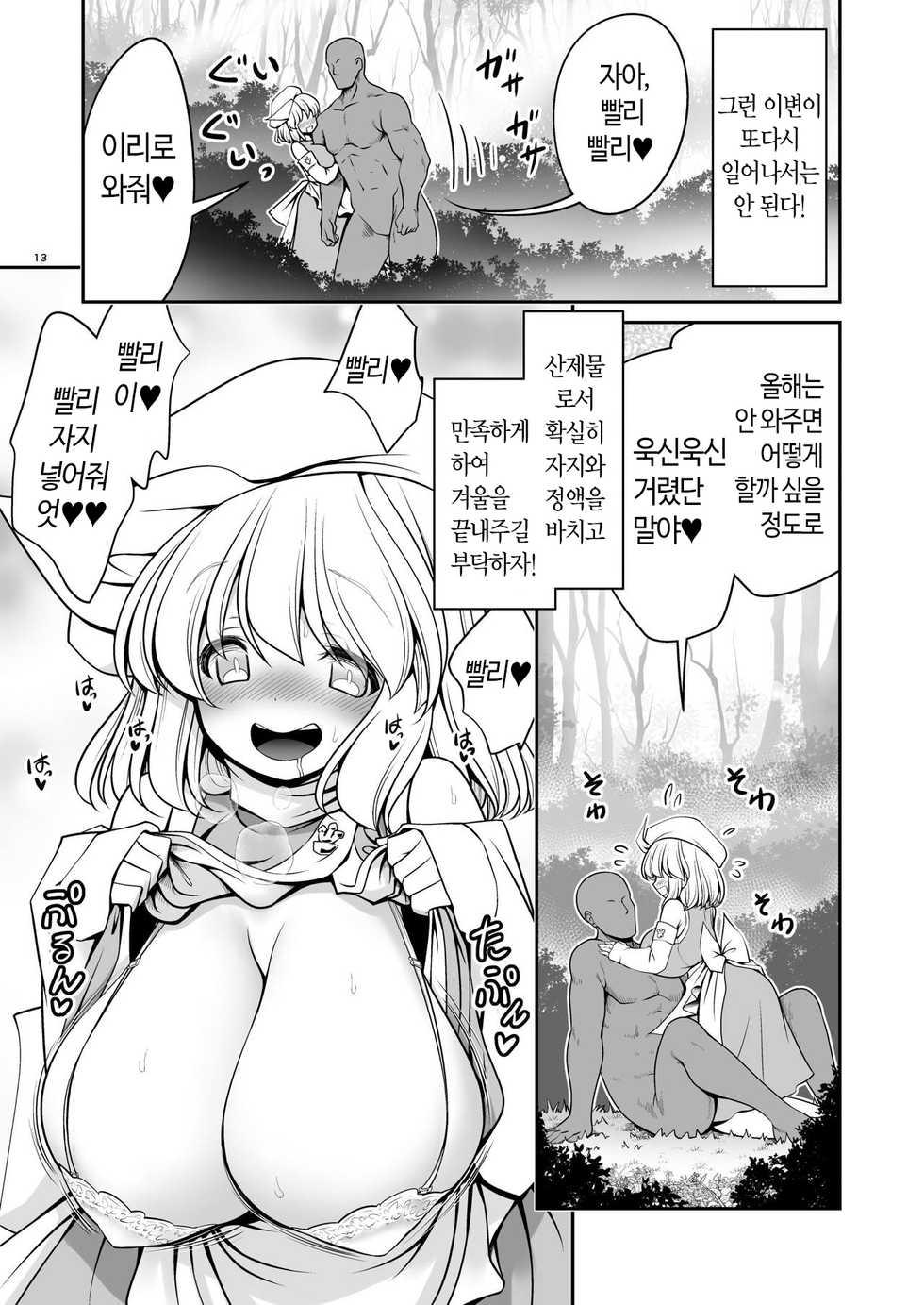 [Yosutebito na Mangakaki (Tomoki Tomonori)] Nureru Kiri no Mizuumi | 젖어드는 안개 호수 (Touhou Project) [Korean] [Digital] - Page 13