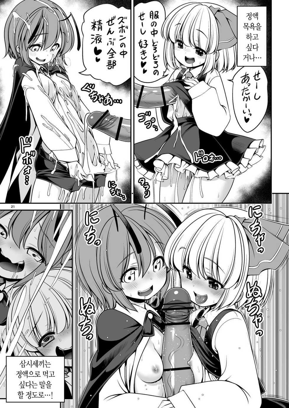 [Yosutebito na Mangakaki (Tomoki Tomonori)] Nureru Kiri no Mizuumi | 젖어드는 안개 호수 (Touhou Project) [Korean] [Digital] - Page 21