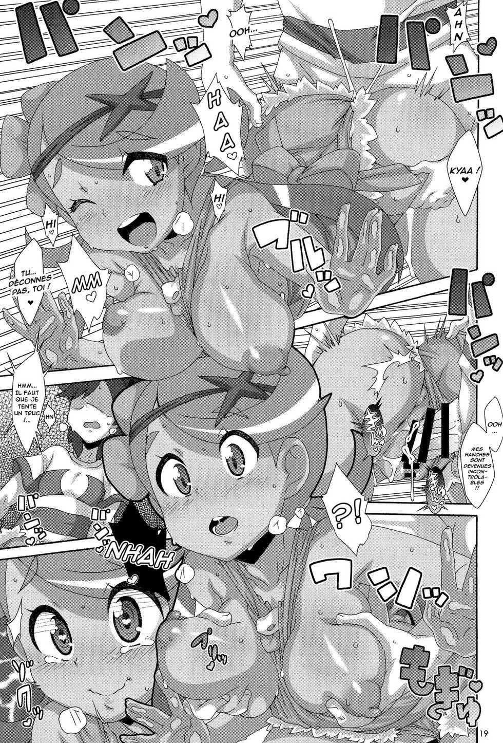 (C91) [Akusei-Shinseibutsu (Nori)] Yappari Iki ga Ii (Pokémon) [French] - Page 18