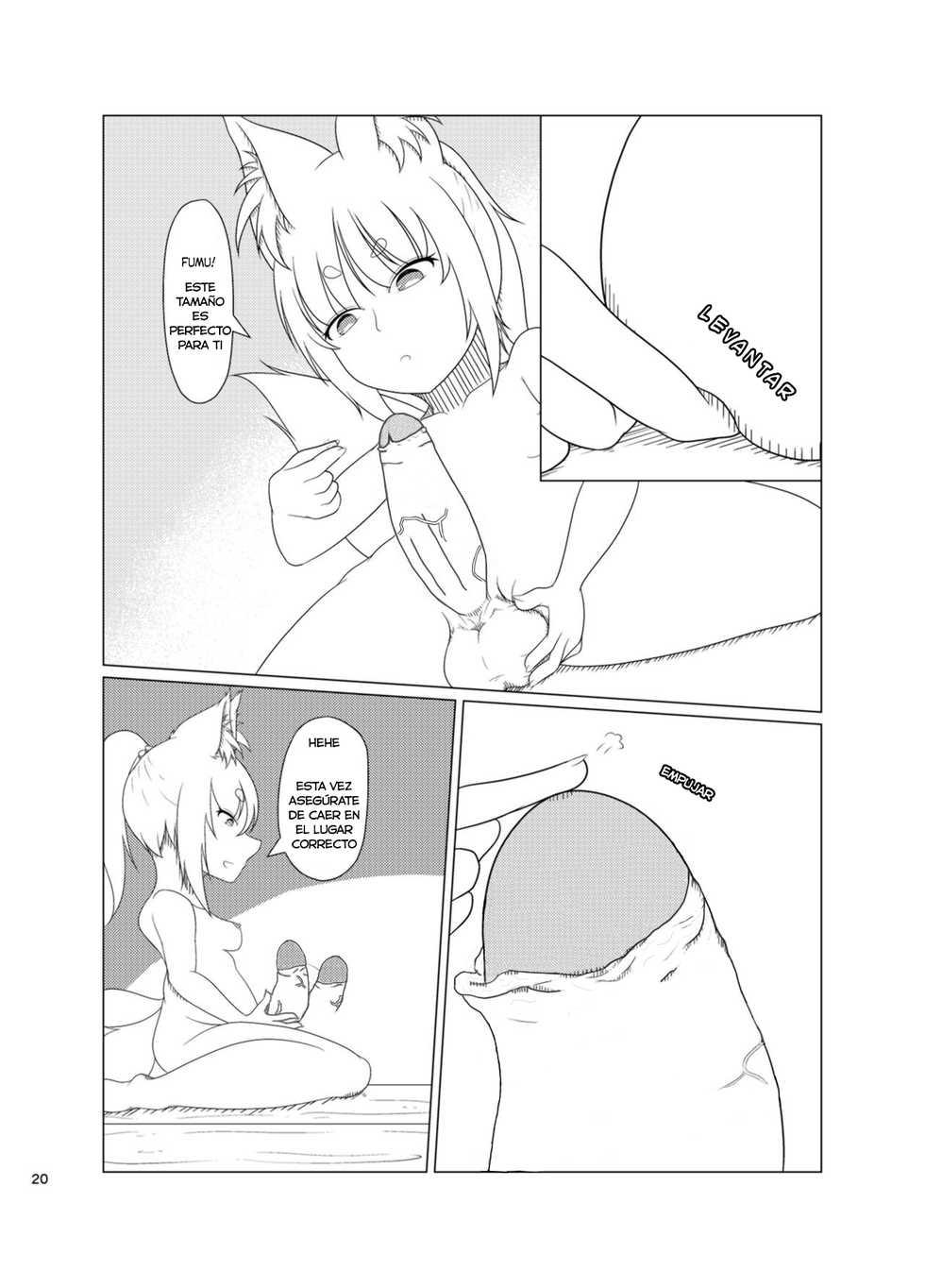 [Kitsunetsuki (Kotora Nue)] Inari Matsururu Yashiro nite | El santuario de la zorra sagrada [Spanish] [CapFutanari] [Decensored] [Digital] - Page 20