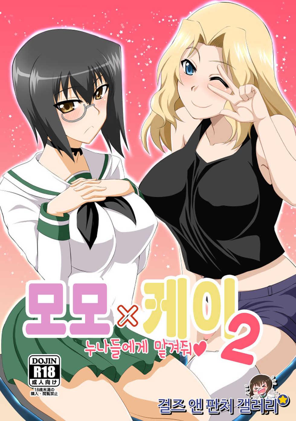 (Panzer☆Vor! 10) [Take Out (Zeros)] Momo x Kei Ni - Onee-san-tachi ni Omakase | 모모×케이 2 누나들에게 맡겨줘 (Girls und Panzer) [Korean] - Page 1