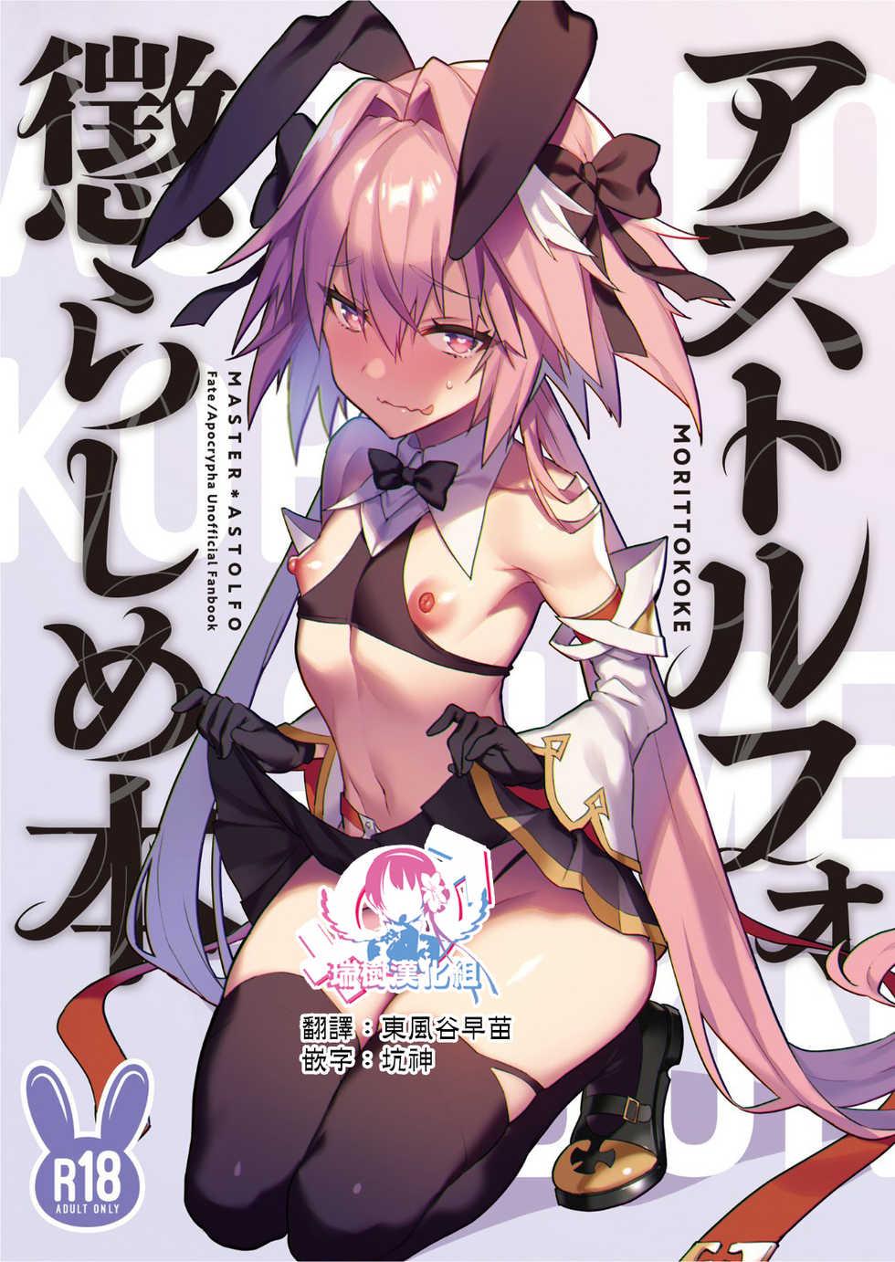 [Morittokoke (Morikoke)] Astolfo Korashime Hon (Fate/Apocrypha) [Chinese] [瑞树汉化组] [Digital] - Page 1