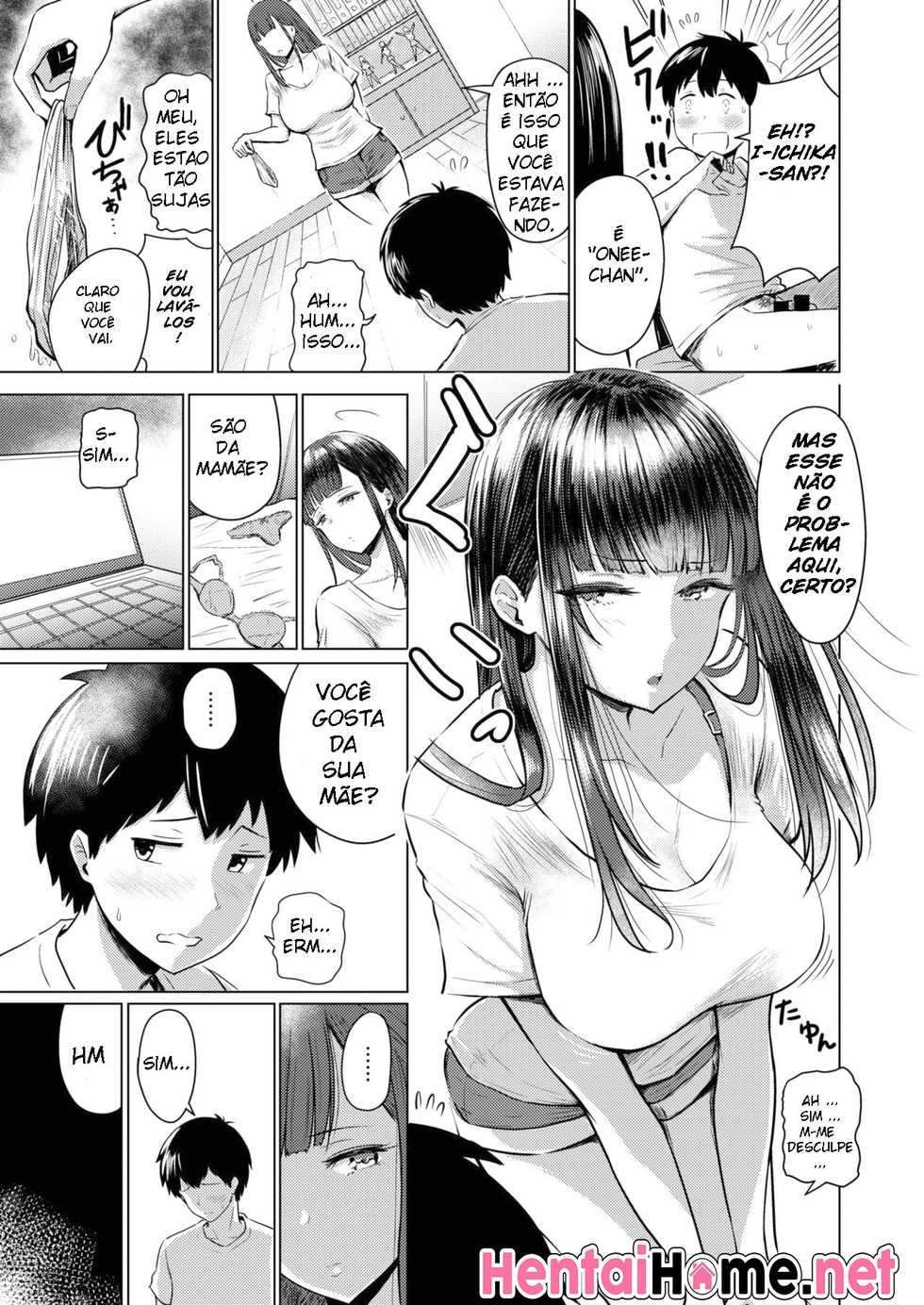 [Nishizawa Mizuki] Akarui Kazoku Seikatsu | Vida Familiar Feliz  [Portuguese-BR] - Page 3