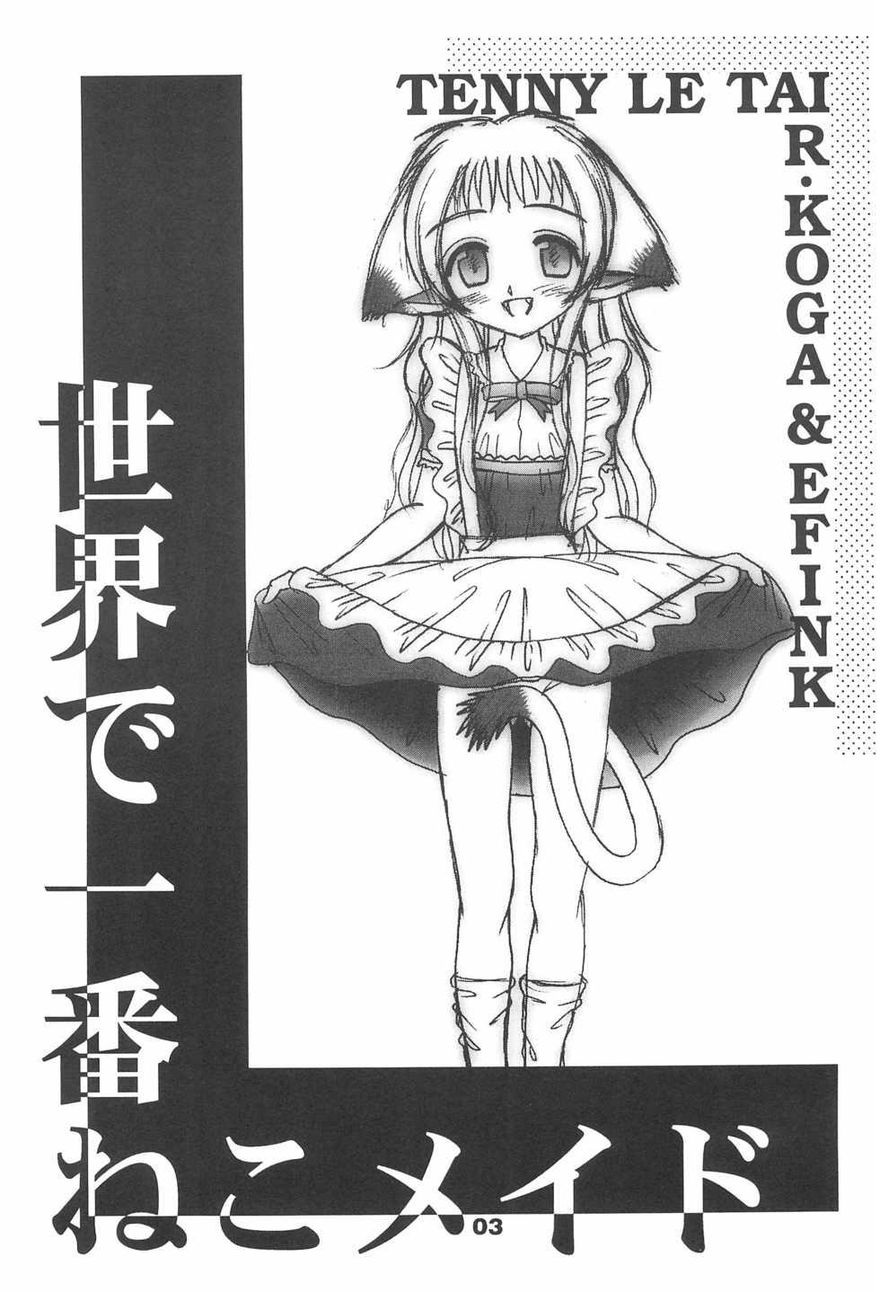 (C60) [Tenny Le Tai (R-Koga, EFINK)] Sekai de Ichiban Neko Maid - Page 5