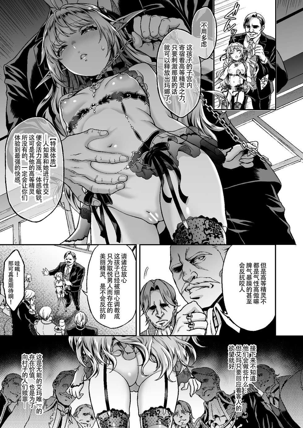 [H.B.A (Usagi Nagomu)] Tasogare no Shou Elf 6 - The story of Emma's side [Chinese] [胸垫汉化组] [Digital] - Page 6