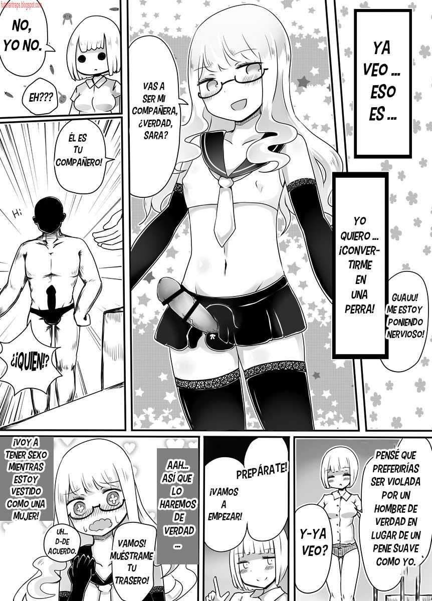 [Murasaki Nyanko Bar (Vae)] Josou Danshi no Otoshikata [Spanish] [bananare22] - Page 23