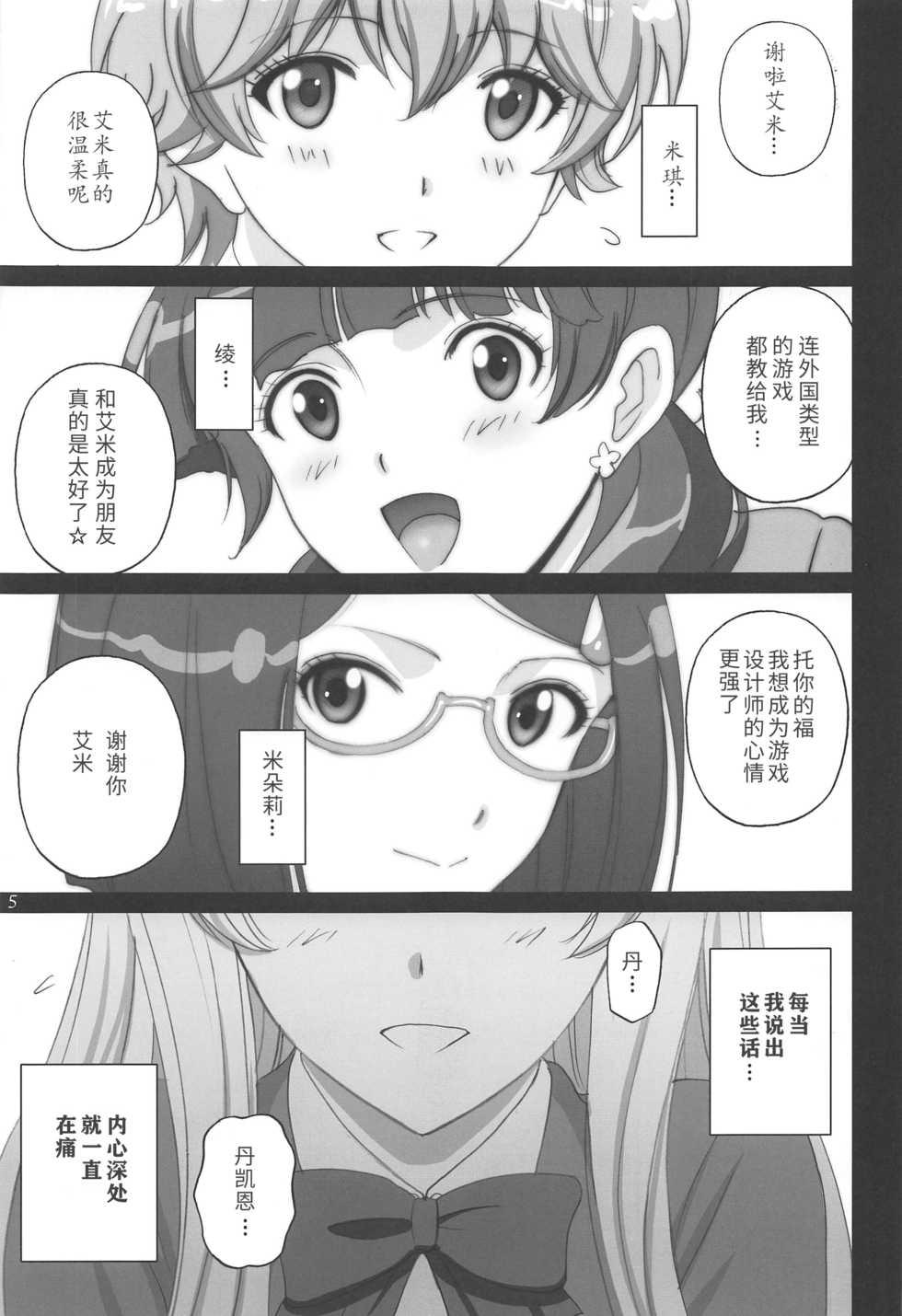 (C97) [ACTIVA (SMAC)] Emilia to Issho (Houkago Saikoro Club) [Chinese] [靴下汉化组] - Page 4