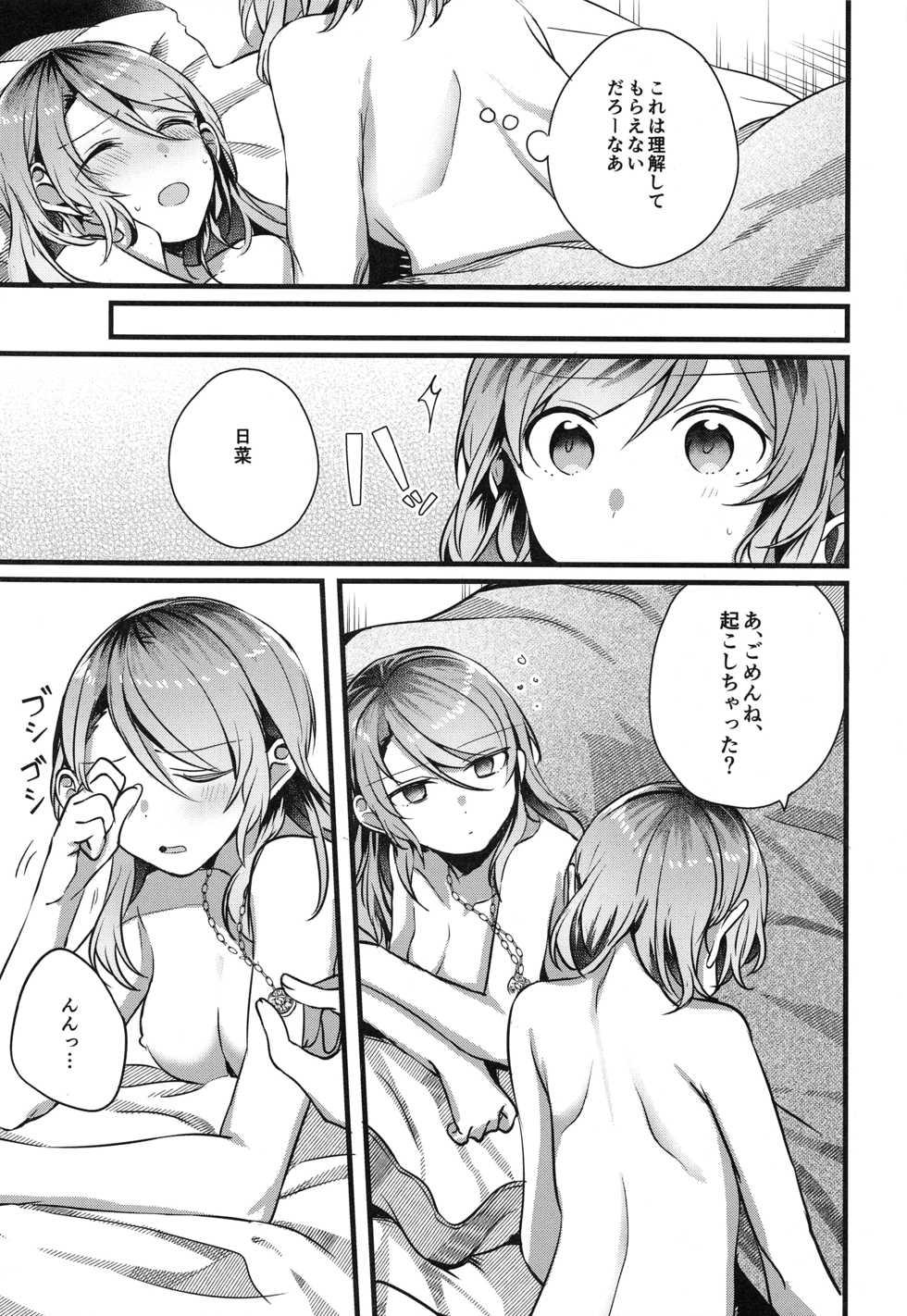 (C96) [Hatakewotagayasudake (dait, Mikanuji)] Anata o Shibaru Atashi no Kusari (BanG Dream!) - Page 22
