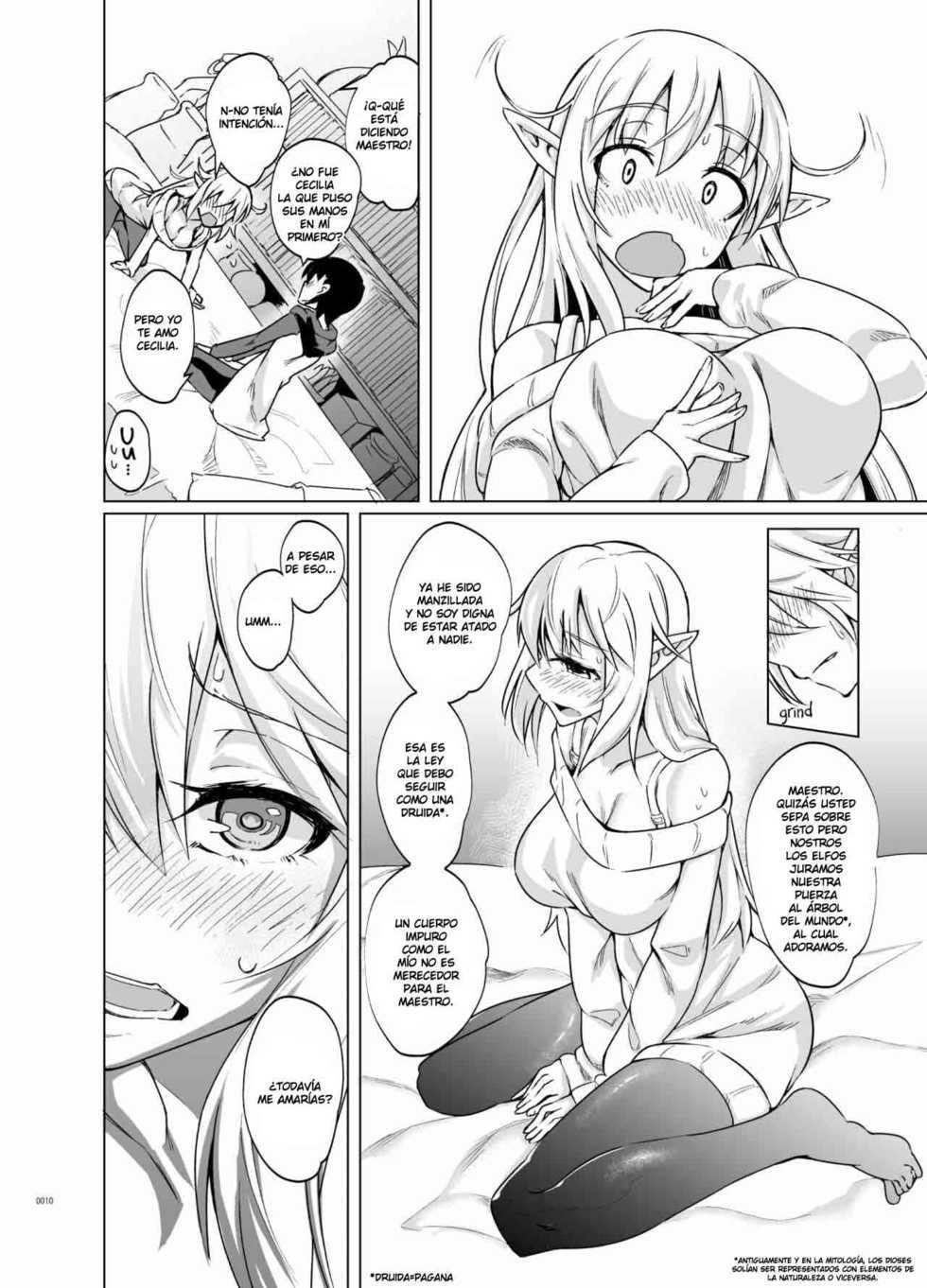 [SlapStickStrike (Stealth Changing Line)] Toaru Elf o Hikitorimashite | Taking Care of a Certain Elf [Spanish] [Digital] - Page 9