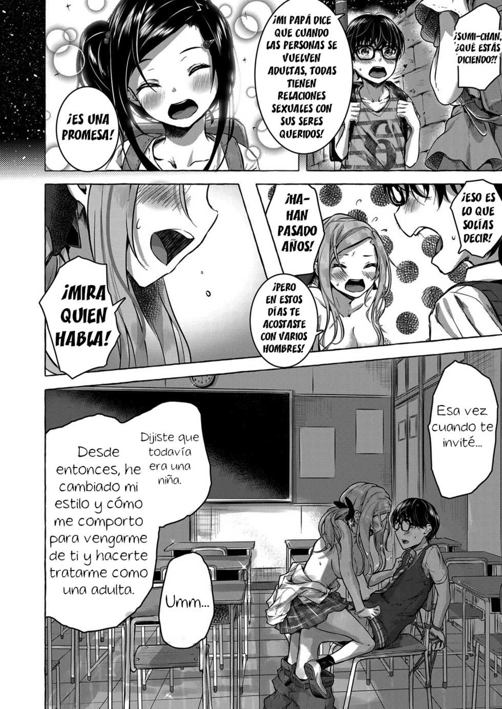 [Sahara Gensei] Osananajimi no Kinpatsu Gal Bitch ni Gyaku Rape de Doutei o Ubawareta Otoko (COMIC Grape Vol. 68) [Spanish] [Decensored] [El mago de las MILFS] - Page 10