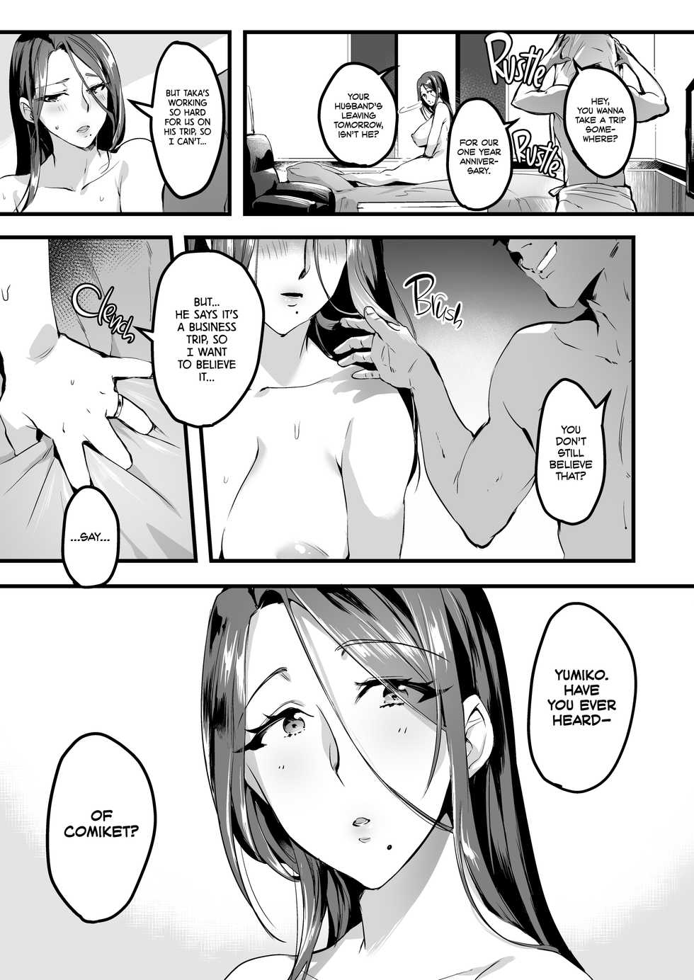 [Hatake no Oniku (Minamoto)] Tsuma ni Damatte Sokubaikai ni Ikun ja Nakatta 2 | I Shouldn't Have Gone To The Doujinshi Convention Without Telling My Wife 2 [English] {2d-market.com} [Decensored] [Digital] - Page 8