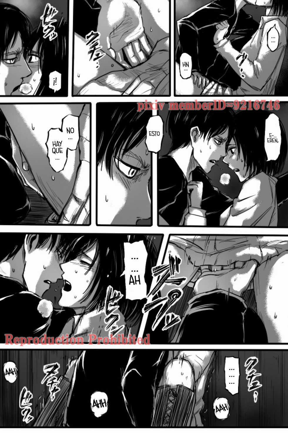 Eren X Mikasa R-18 Manga  [Spanish] [Mr. Nugget] - Page 2