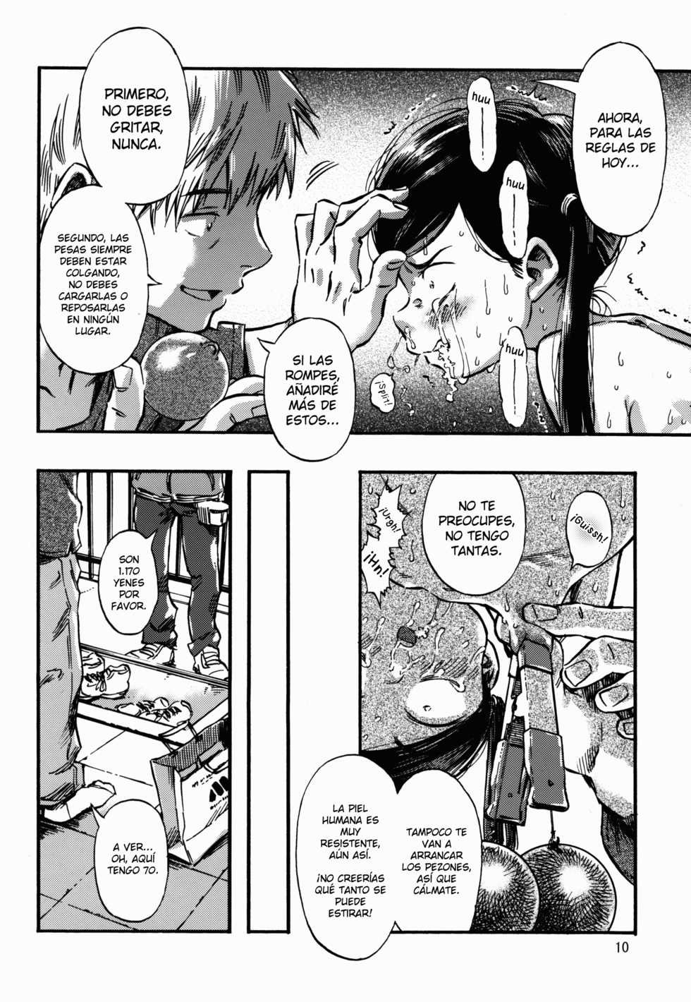 (C83) [Minori Kenkyuujo (Minori Kenshirou)] Kichikubi Musume | La chica de los pezones de oni [Spanish] - Page 9