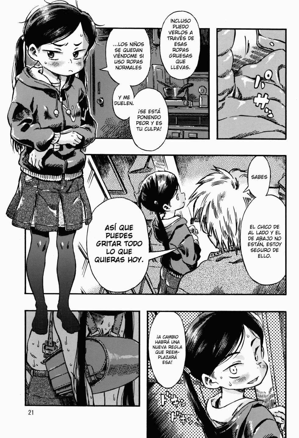 (C83) [Minori Kenkyuujo (Minori Kenshirou)] Kichikubi Musume | La chica de los pezones de oni [Spanish] - Page 20