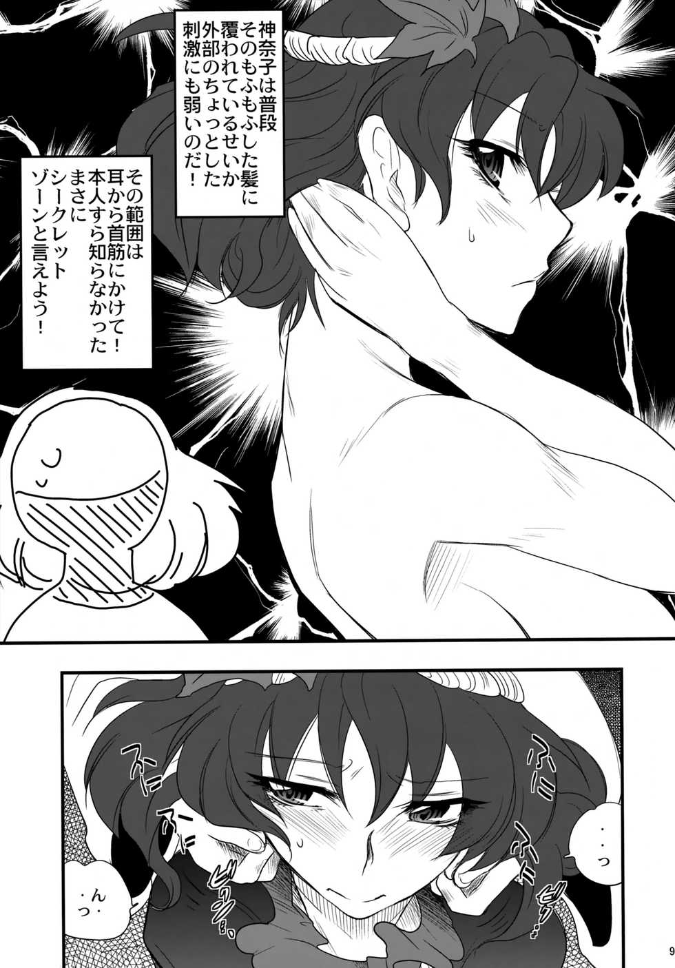 (C75) [Gigameka (Aku)] Yasaka Kanako no Junan (Touhou Project) - Page 8