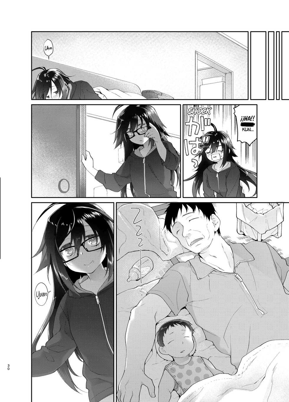 [KashiNoKi (Midori No Rupe)] Chichi no Aijin 19-sai [Spanish] [NekoCreme] [Digital] - Page 32