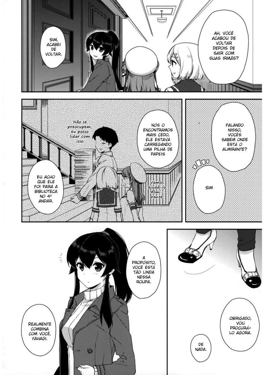 (C90) [Rosapersica (Ichinomiya)] Yoru Yahagi 5 Amaama Shifuku Chakui Sex Hen (Kantai Collection -KanColle-) [Portuguese-BR] [Ninjaboy] - Page 5